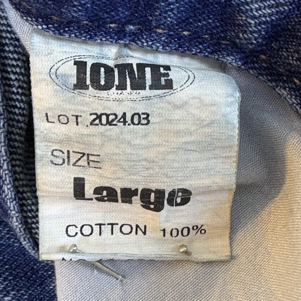 10NE Chaser Womens Jeans High Rise‎ Straight Leg Denim Blue Cotton Retro Large